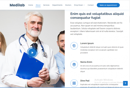 Medical Bootstrap Template